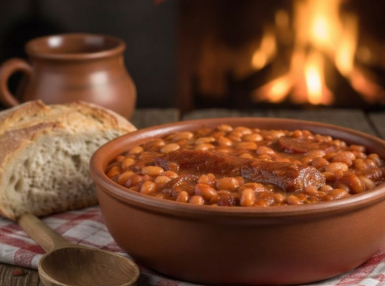 Balkanischer Pasulj mit Rinderwürsten - Rezept