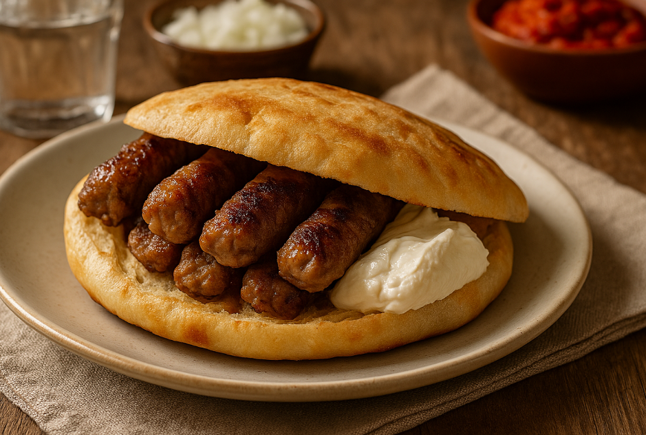 Cevapcici mit Kajmak – Bosnisches Grillrezept