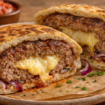 Gefüllte Pljeskavica mit Käse – Klassischer Balkan-Klassiker - Rezept