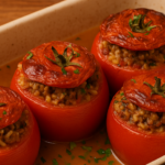 Gefüllte Tomaten mit Hackfleisch und Reis - Rezept
