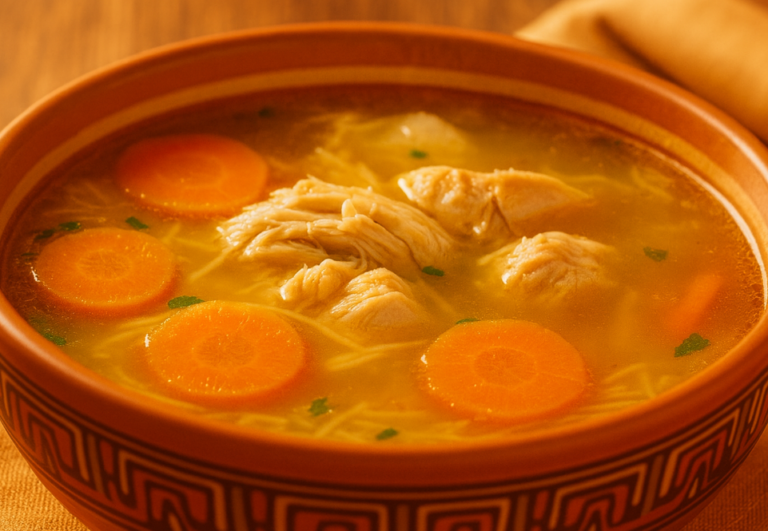 Hühnersuppe Balkan-Art Rezept – Klassische Hausgemachte Suppe