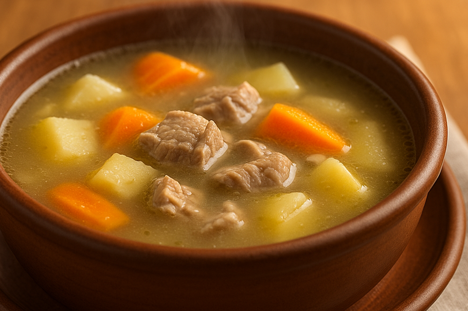 Kalbfleischsuppe Rezept – Traditionelle Balkan-Teletsuppe