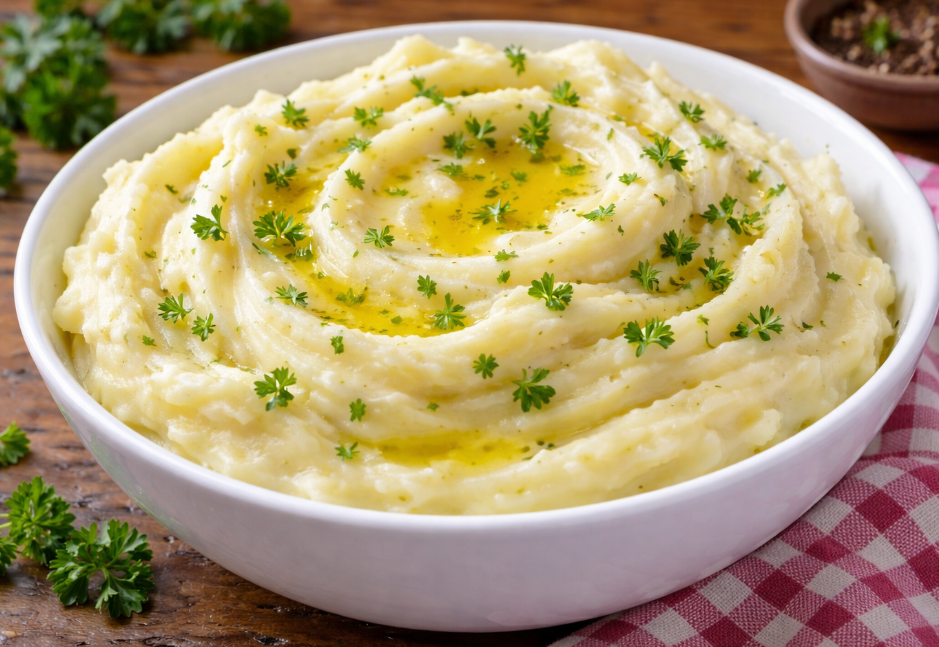 Kartoffelpüree auf Balkan-Art – Cremige Beilage - Rezept