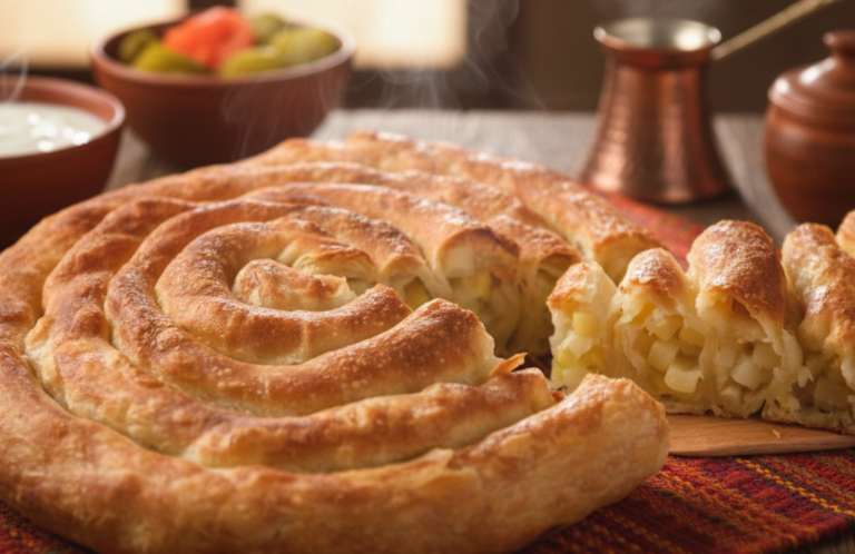 Krompiruša Rezept – Bosnische Kartoffel-Pita