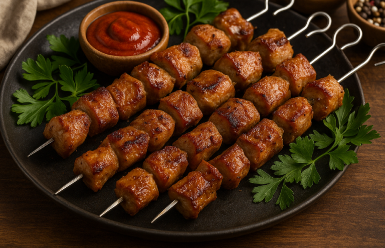 Ražnjići Rezept - Saftige Balkan-Spieße vom Grill