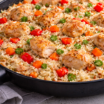 Truthahn mit Reis und Gemüse – Leichtes Balkan-Rezept