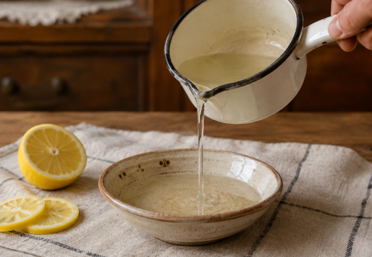 Klare Agda – Zuckersirup mit Zitrone für Balkan-Desserts - Rezept
