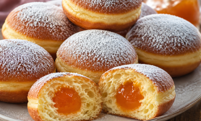 Krofne Rezept – luftige Balkan-Krapfen mit Marmelade