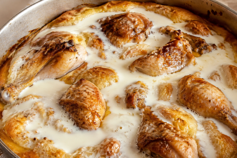 Kvrguša Rezept – Bosnischer Hähnchenauflauf mit Teig