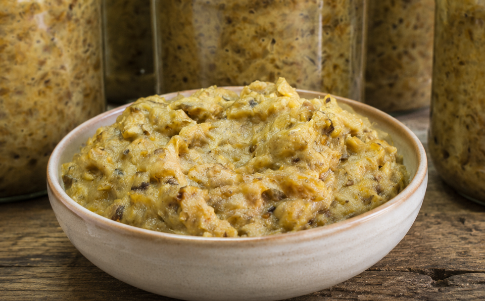 Malidžano – grüner Paprika-Auberginen-Aufstrich
