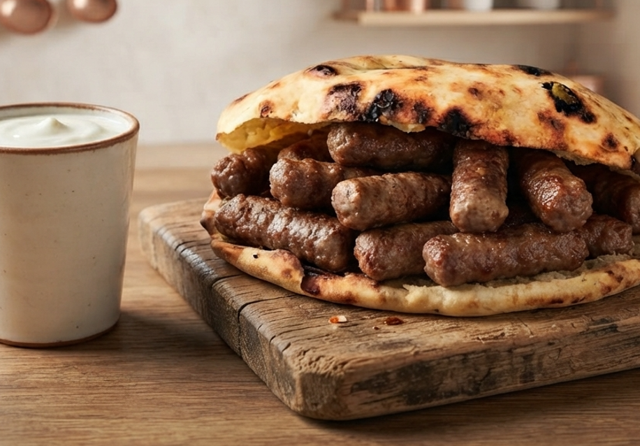 Travnički Ćevapi – Ćevapi aus Travnik mit Pitica